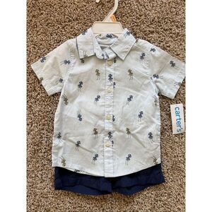 ❤️Carter’s Baby Boy Short Outfit Sz12M